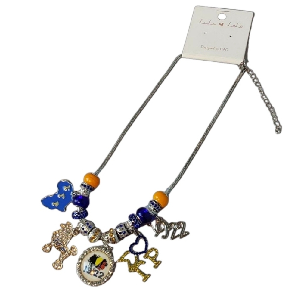 SIGMA GAMMA RHO‎ SORORITY CHARM NECKLACE